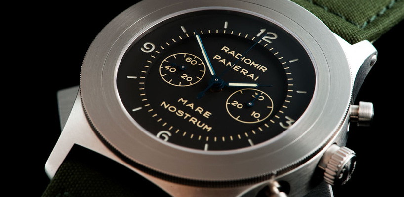 Two Panerai Watches: 1943 and 2010 Mare Nostrum